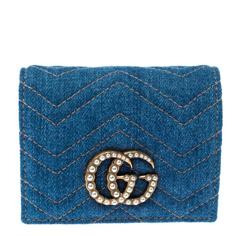 women gucci wallet|gucci denim wallet.